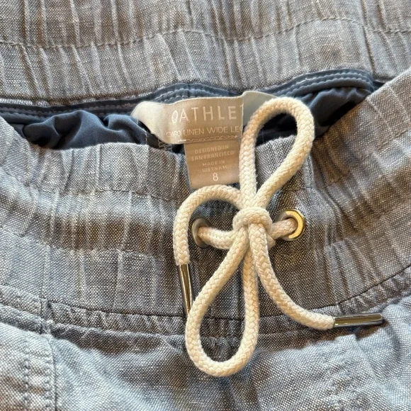 Athleta Women’s Cabo Linen Wide leg Pants - Picture 2 of 4